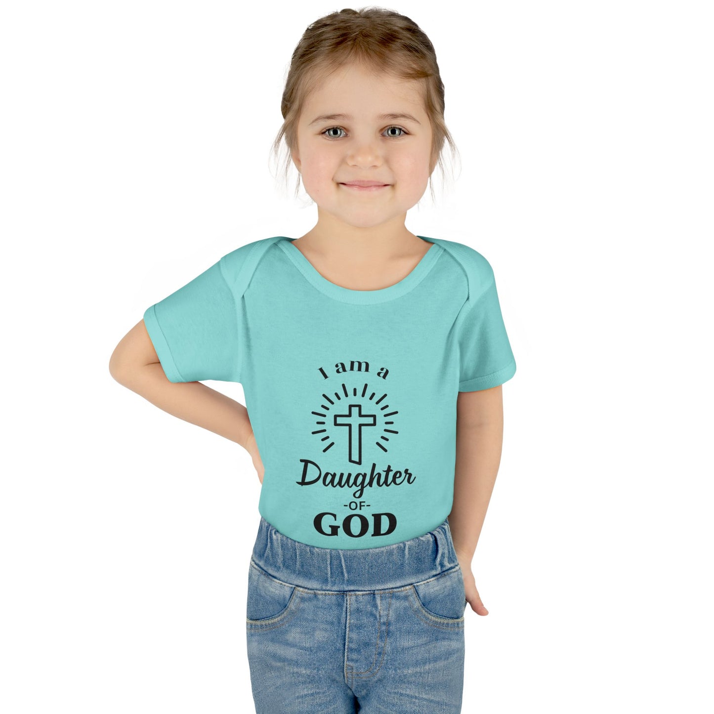 Daughter of God Infant Bodysuit - Cute Religious Baby Outfit