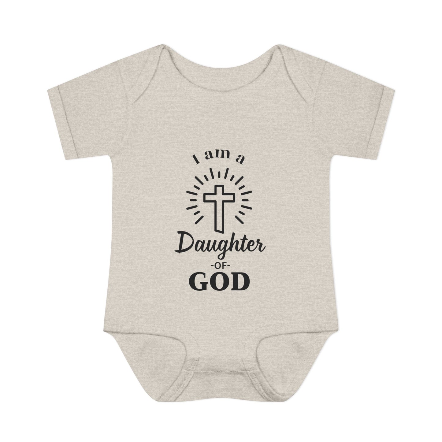 Daughter of God Infant Bodysuit - Cute Religious Baby Outfit