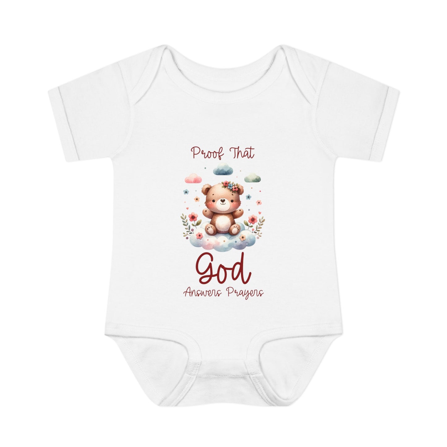 Cute God Prayer Infant and Toddler Bodysuit for Girls- Adorable Baby Onesie for Newborns