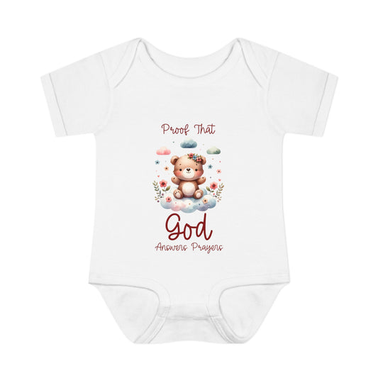 Cute God Prayer Infant and Toddler Bodysuit for Girls- Adorable Baby Onesie for Newborns