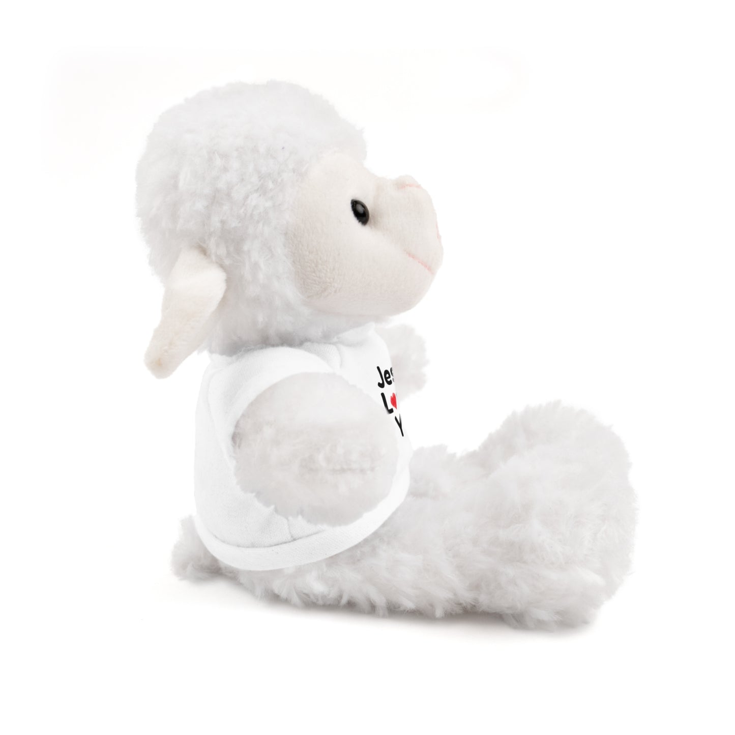 Jesus Loves You Plush Toy with Tee - Faith-inspired Stuffed Animal Gift