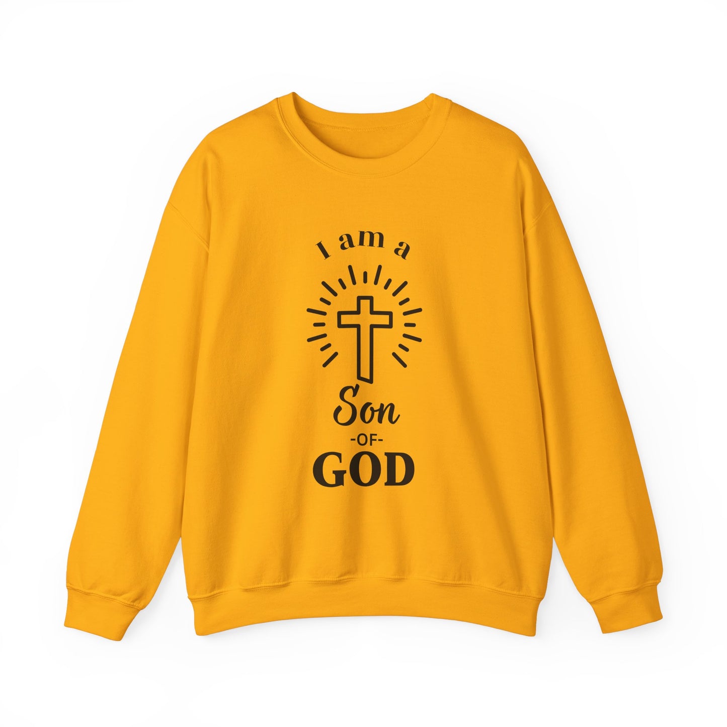 Unisex Christian Crewneck Sweatshirt - "I am a Son of God"