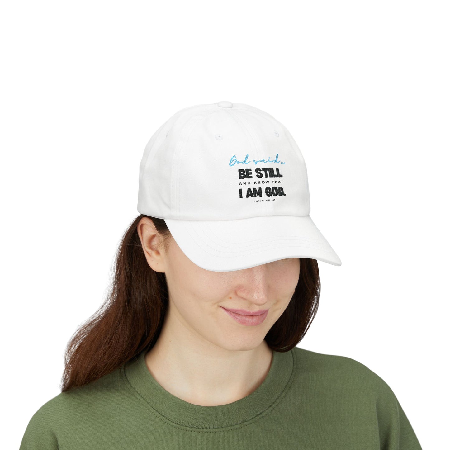 Be Still and Know Dad Cap | Christian Baseball Hat | Faith-Based Apparel
