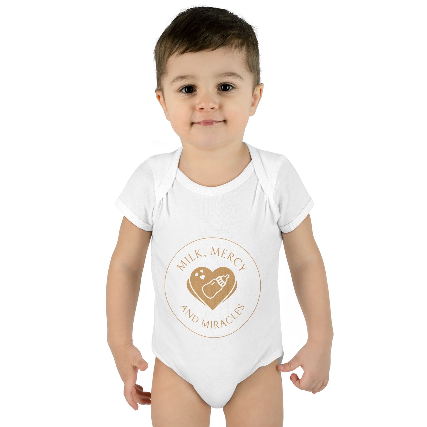 Milk, Mercy, and Miracles Infant and Toddler Onesie
