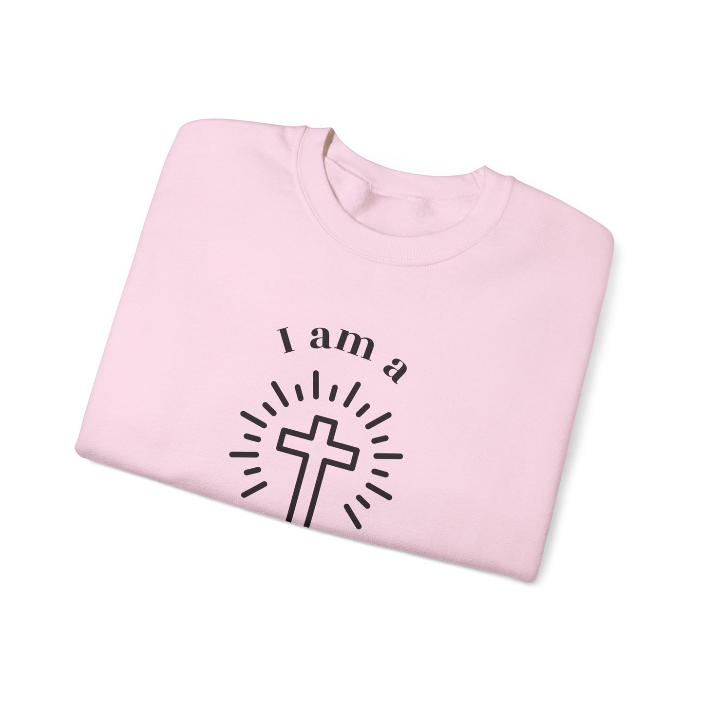 Daughter of God Crewneck Sweatshirt - Faith-Inspired Unisex Heavy Blend