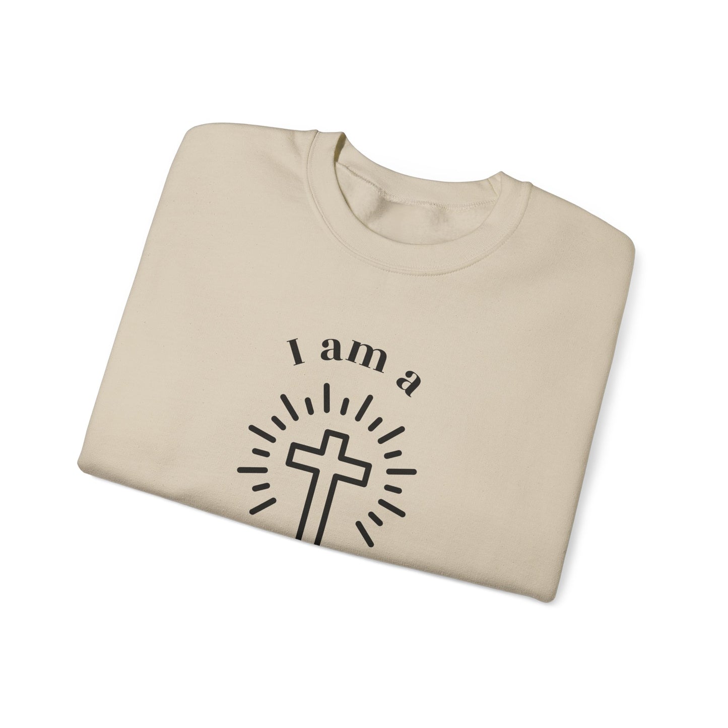 Daughter of God Crewneck Sweatshirt - Faith-Inspired Unisex Heavy Blend