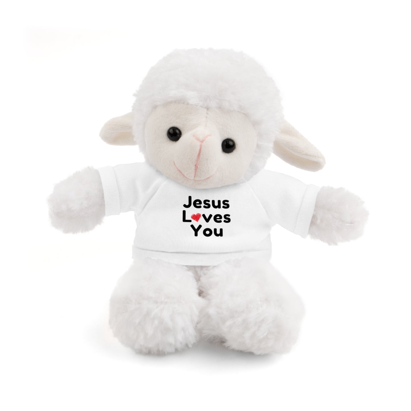 Jesus Loves You Plush Toy with Tee - Faith-inspired Stuffed Animal Gift