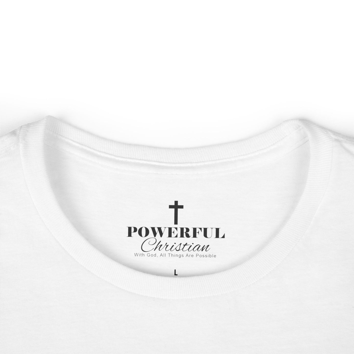 "Kingdom-Minded Mama – Softstyle Tee with 'Motherhood is Kingdom Work' Floral Design