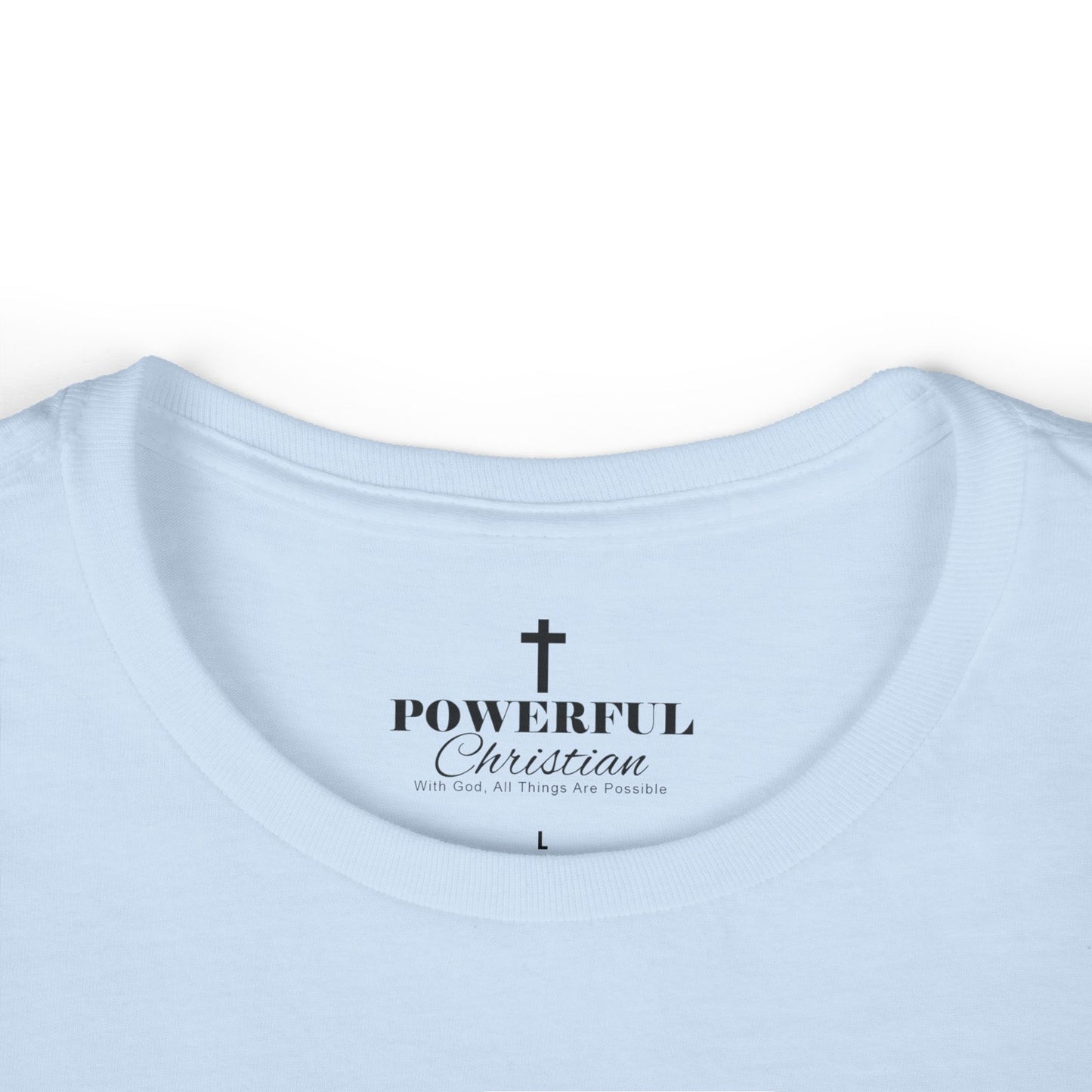 "Kingdom-Minded Mama – Softstyle Tee with 'Motherhood is Kingdom Work' Floral Design