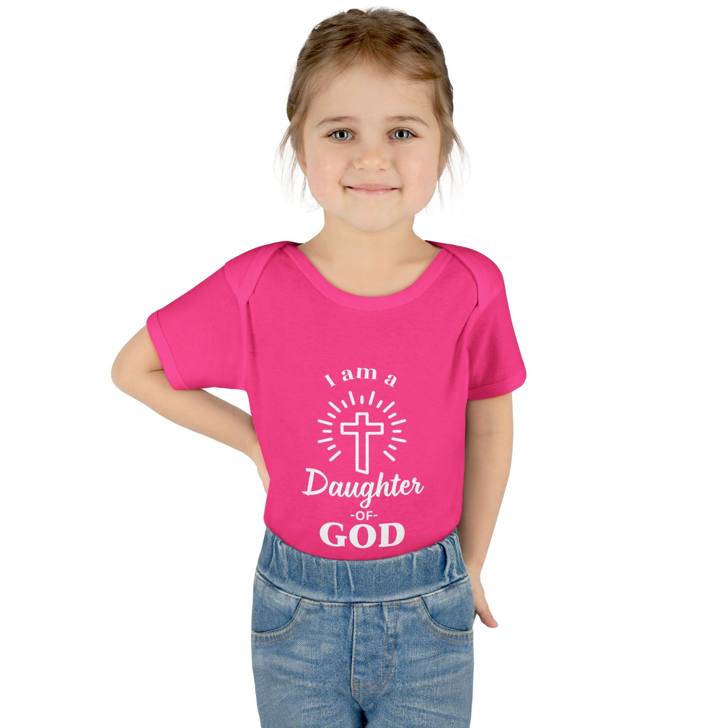 Daughter of God Infant Bodysuit - Cute Religious Baby Outfit
