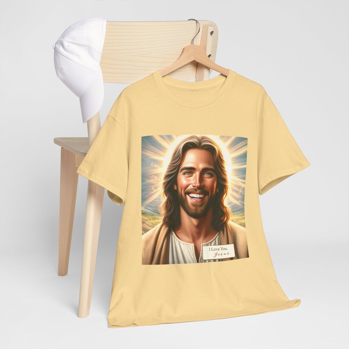 Faith-Inspired Fashion - Jesus Loves You Unisex Heavy Cotton Tee