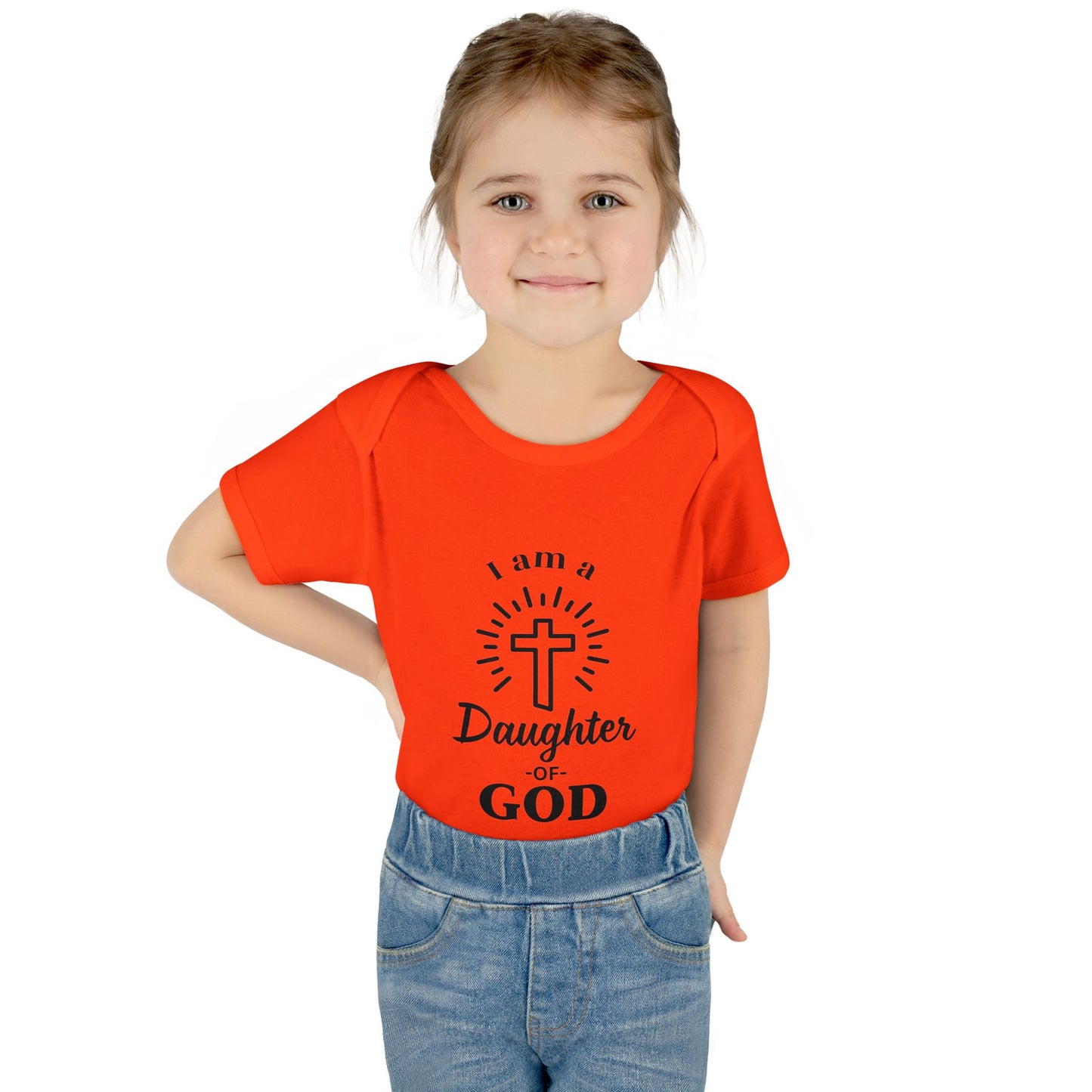 Daughter of God Infant Bodysuit - Cute Religious Baby Outfit