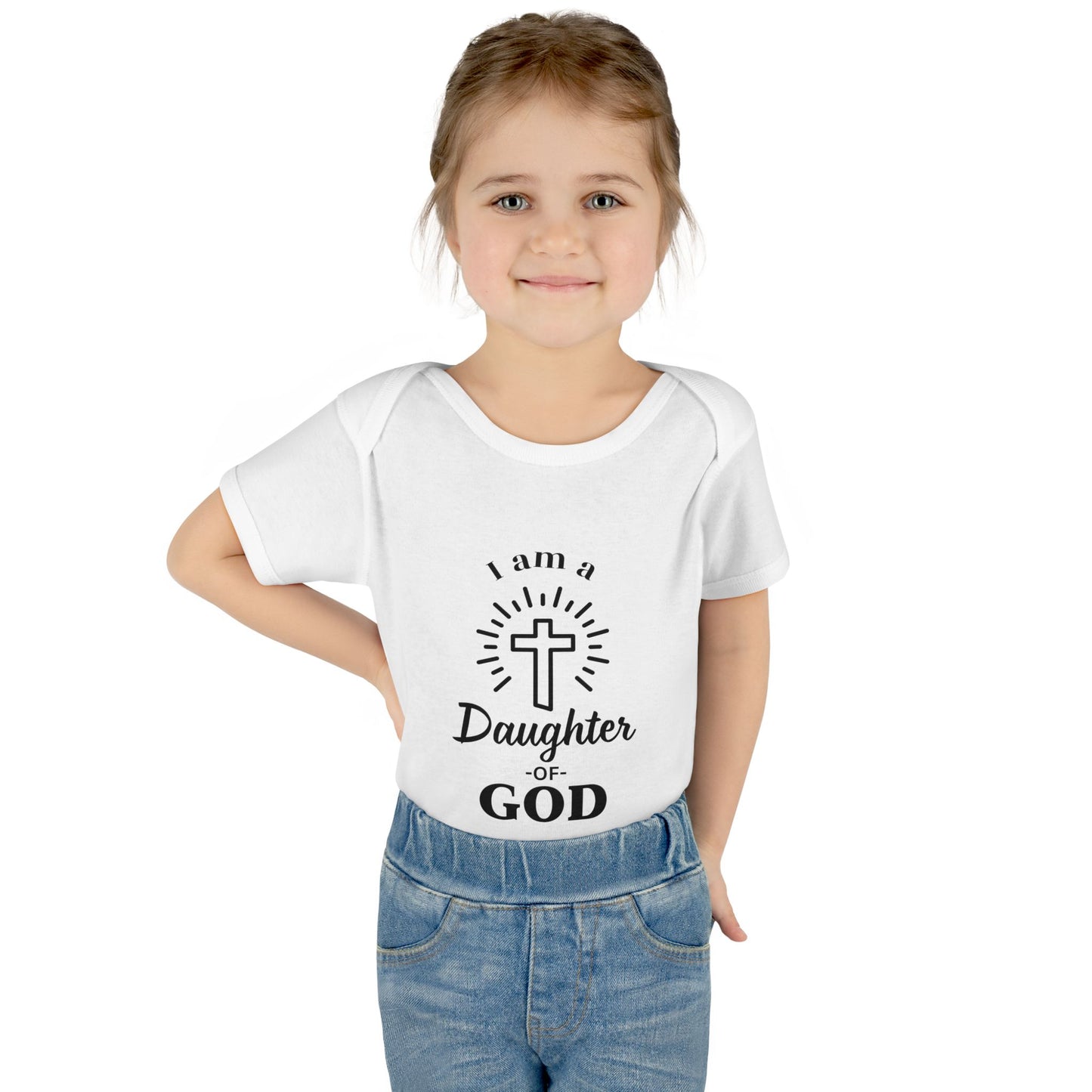 Daughter of God Infant Bodysuit - Cute Religious Baby Outfit