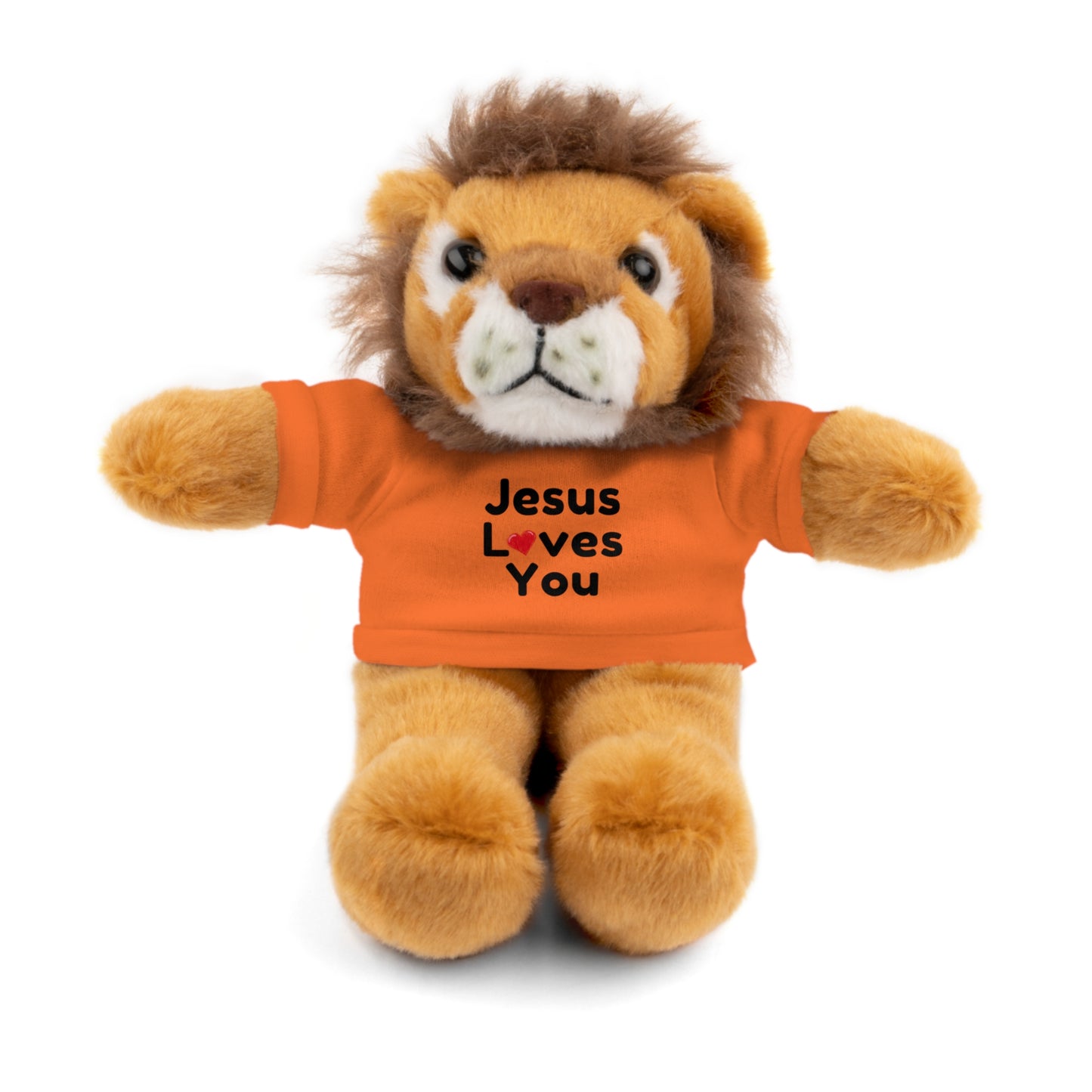 Jesus Loves You Plush Toy with Tee - Faith-inspired Stuffed Animal Gift