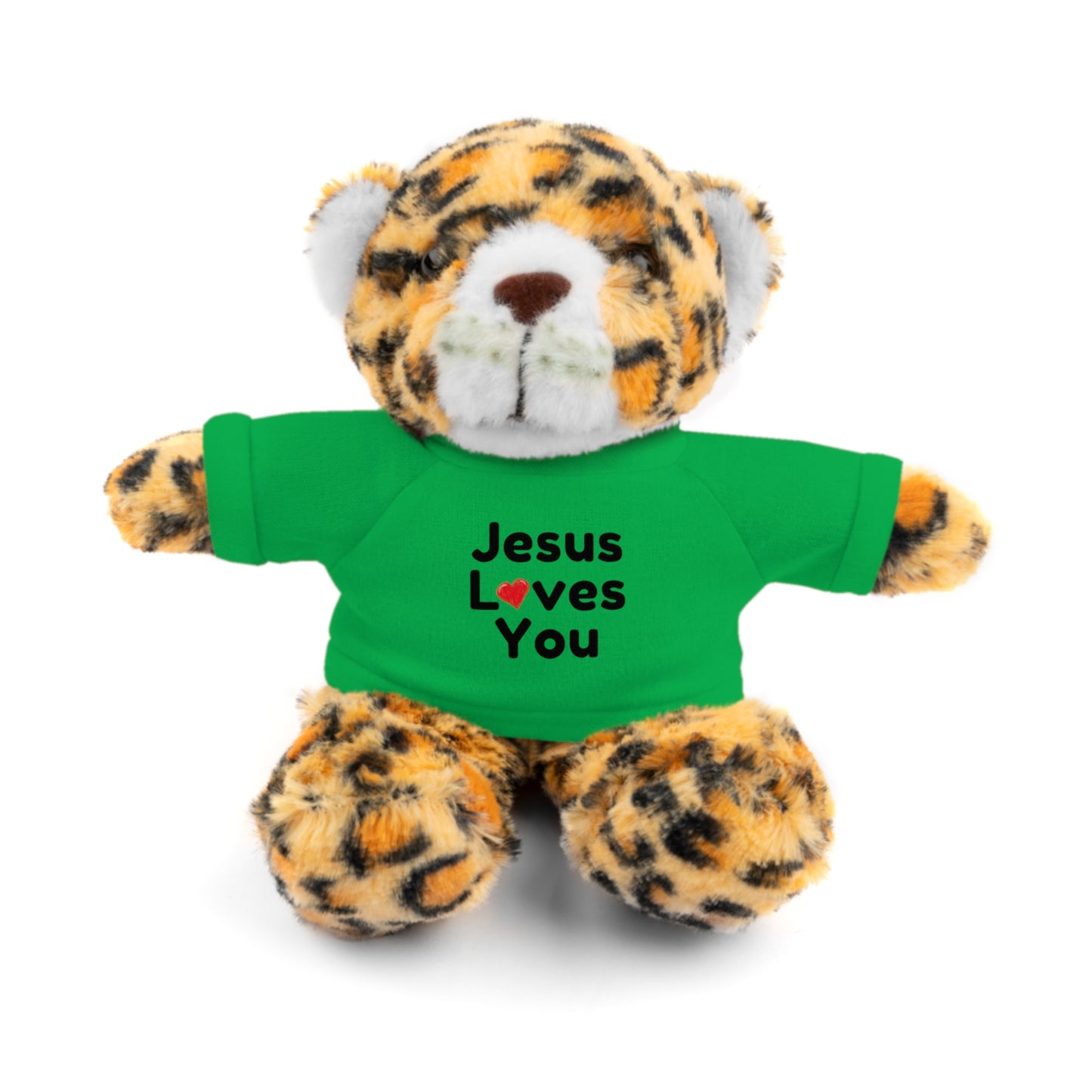 Jesus Loves You Plush Toy with Tee - Faith-inspired Stuffed Animal Gift