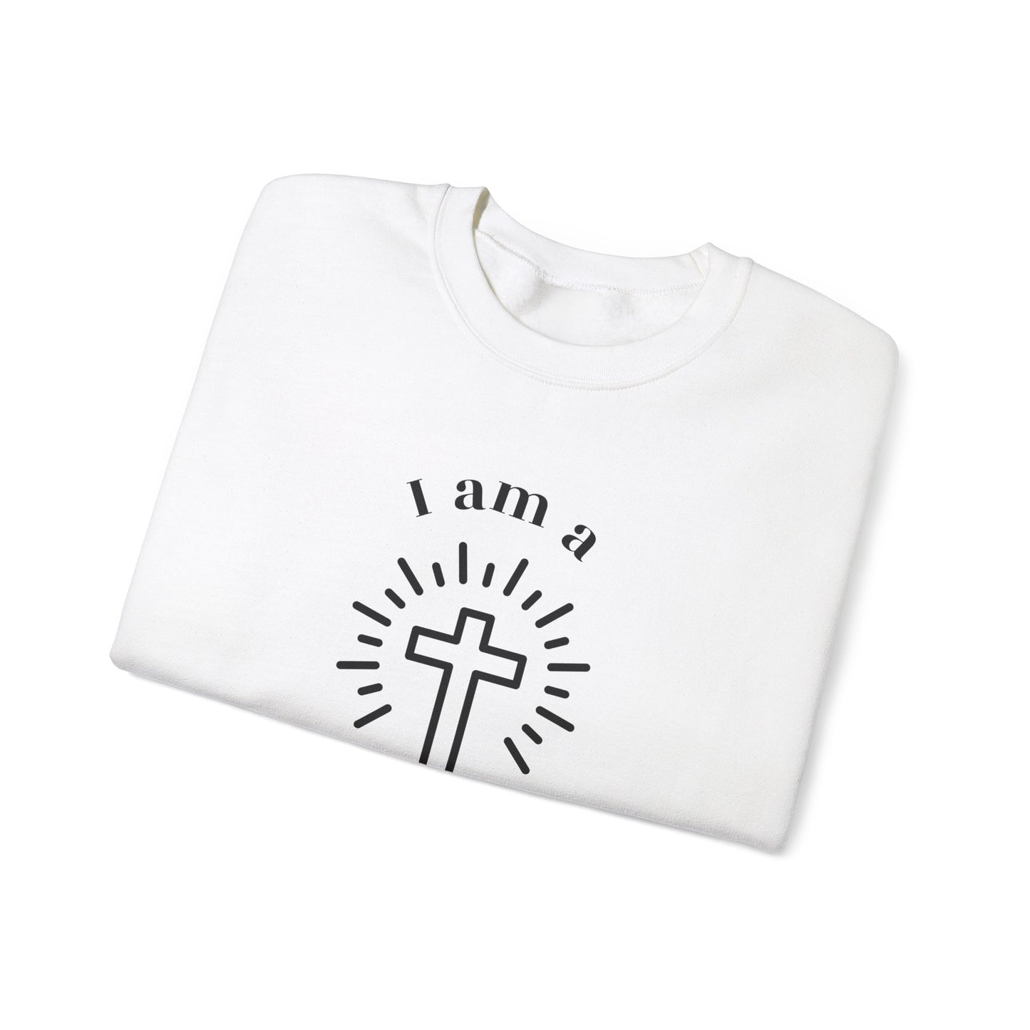 Unisex Christian Crewneck Sweatshirt - "I am a Son of God"