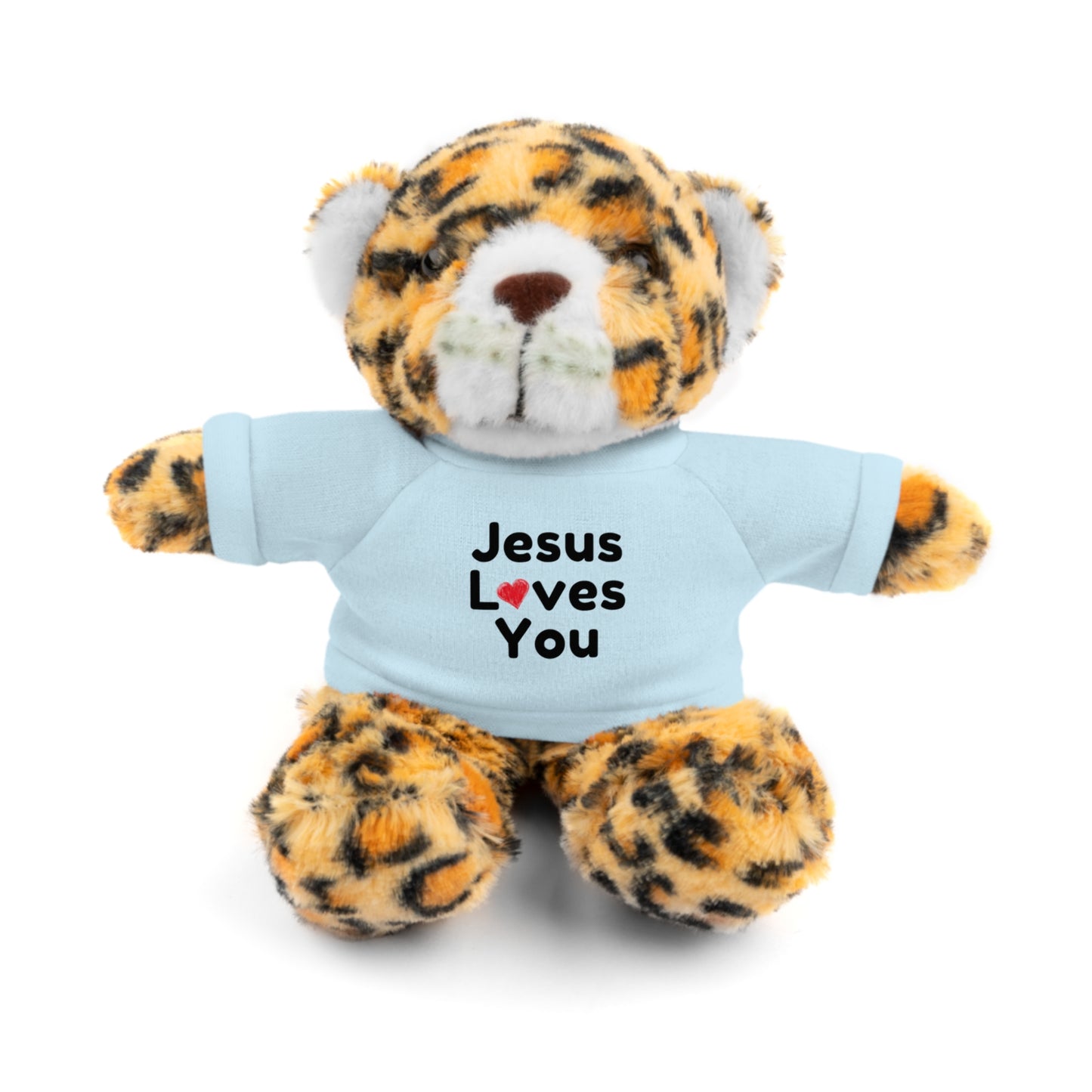 Jesus Loves You Plush Toy with Tee - Faith-inspired Stuffed Animal Gift