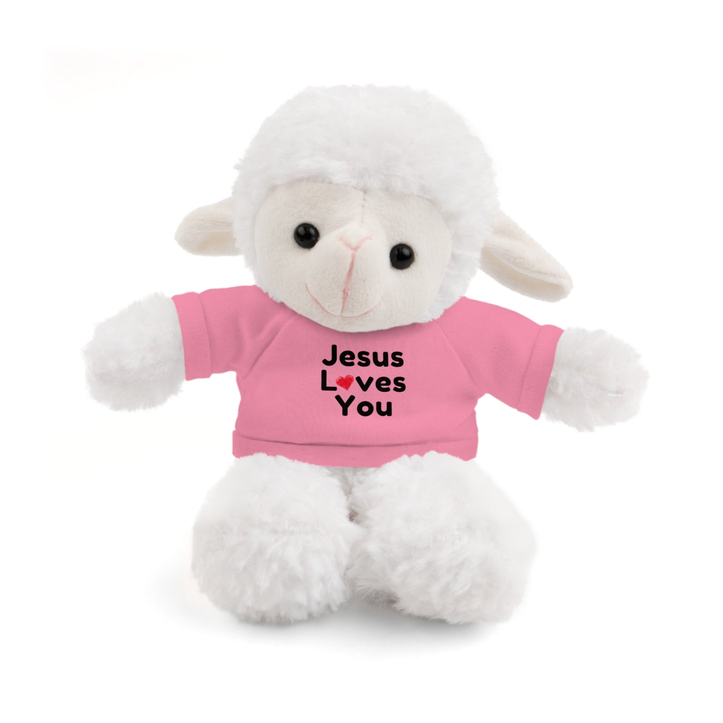 Jesus Loves You Plush Toy with Tee - Faith-inspired Stuffed Animal Gift