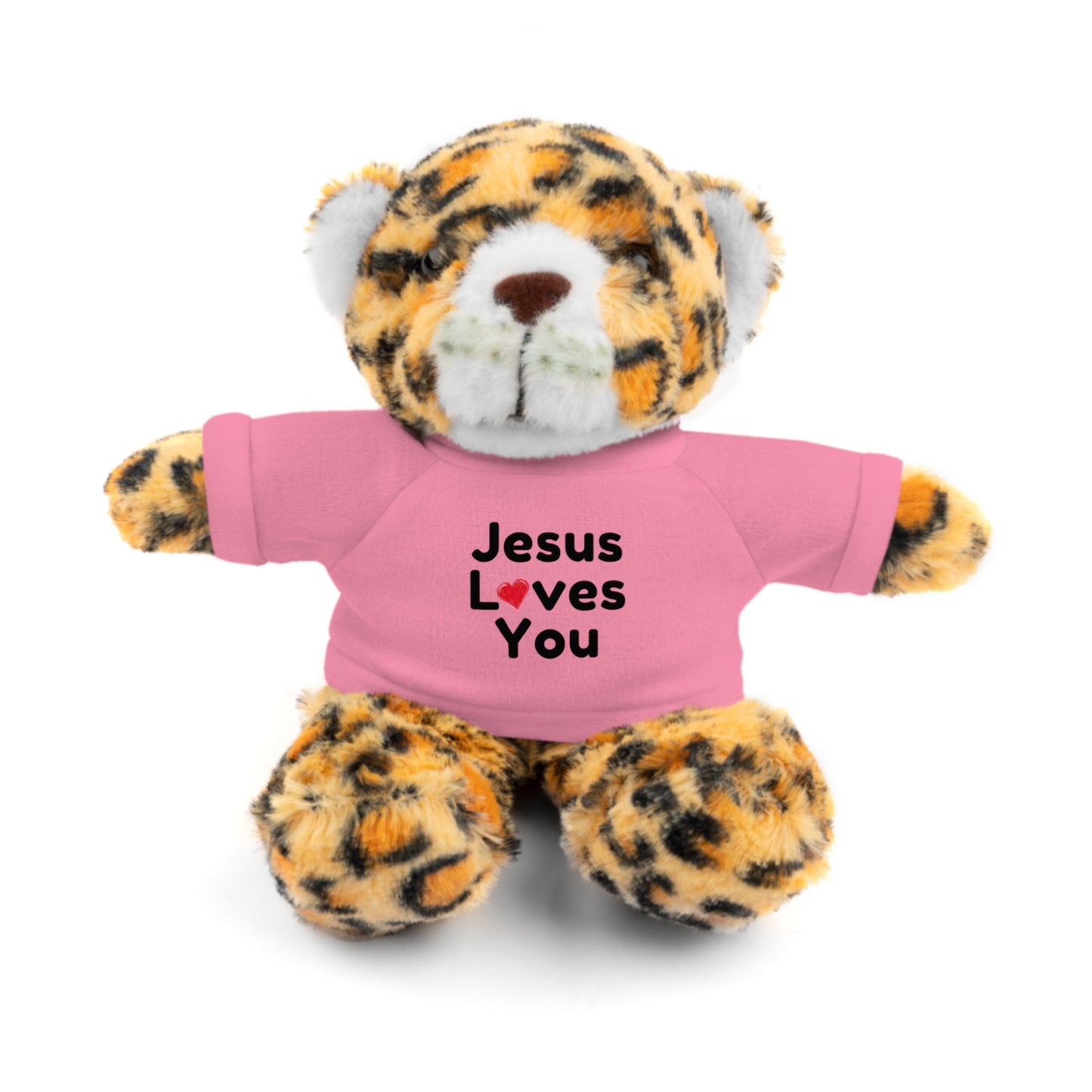 Jesus Loves You Plush Toy with Tee - Faith-inspired Stuffed Animal Gift