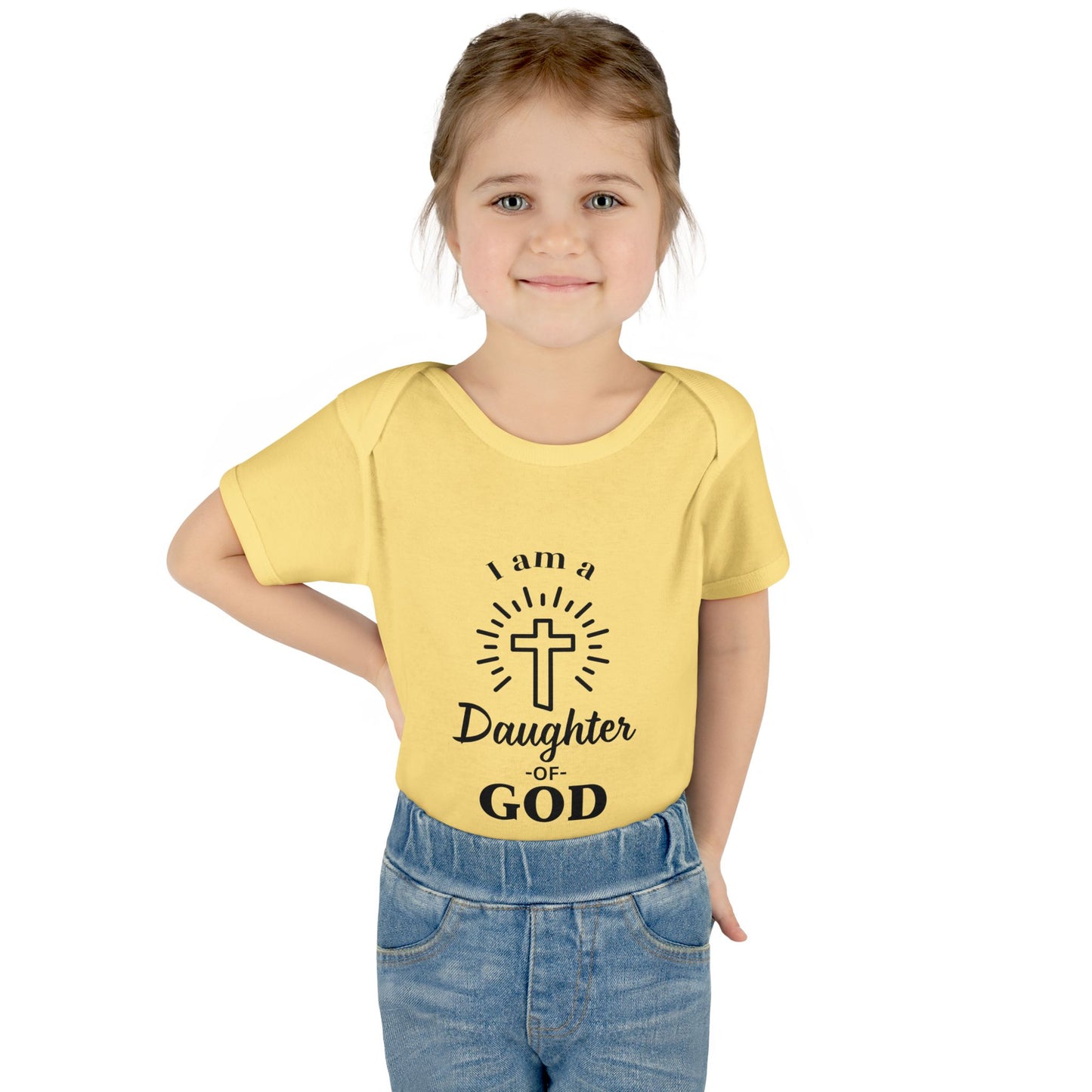 Daughter of God Infant Bodysuit - Cute Religious Baby Outfit