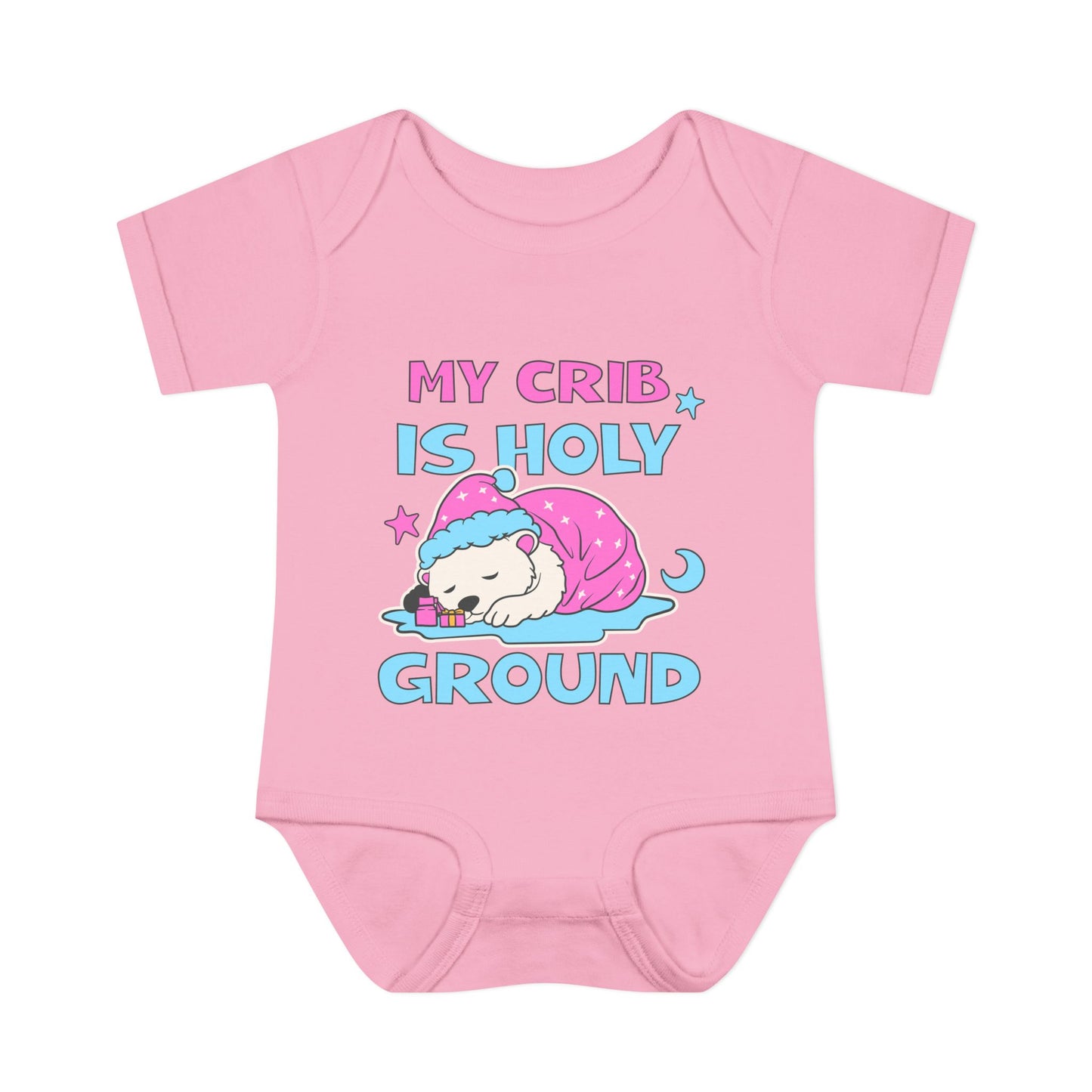 My Crib Is Holy Ground Baby Bodysuit - Cute Infant Apparel for Newborns
