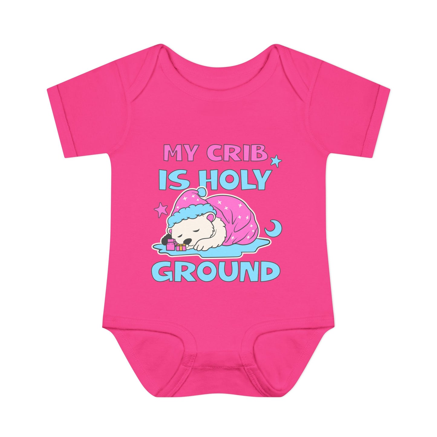 My Crib Is Holy Ground Baby Bodysuit - Cute Infant Apparel for Newborns