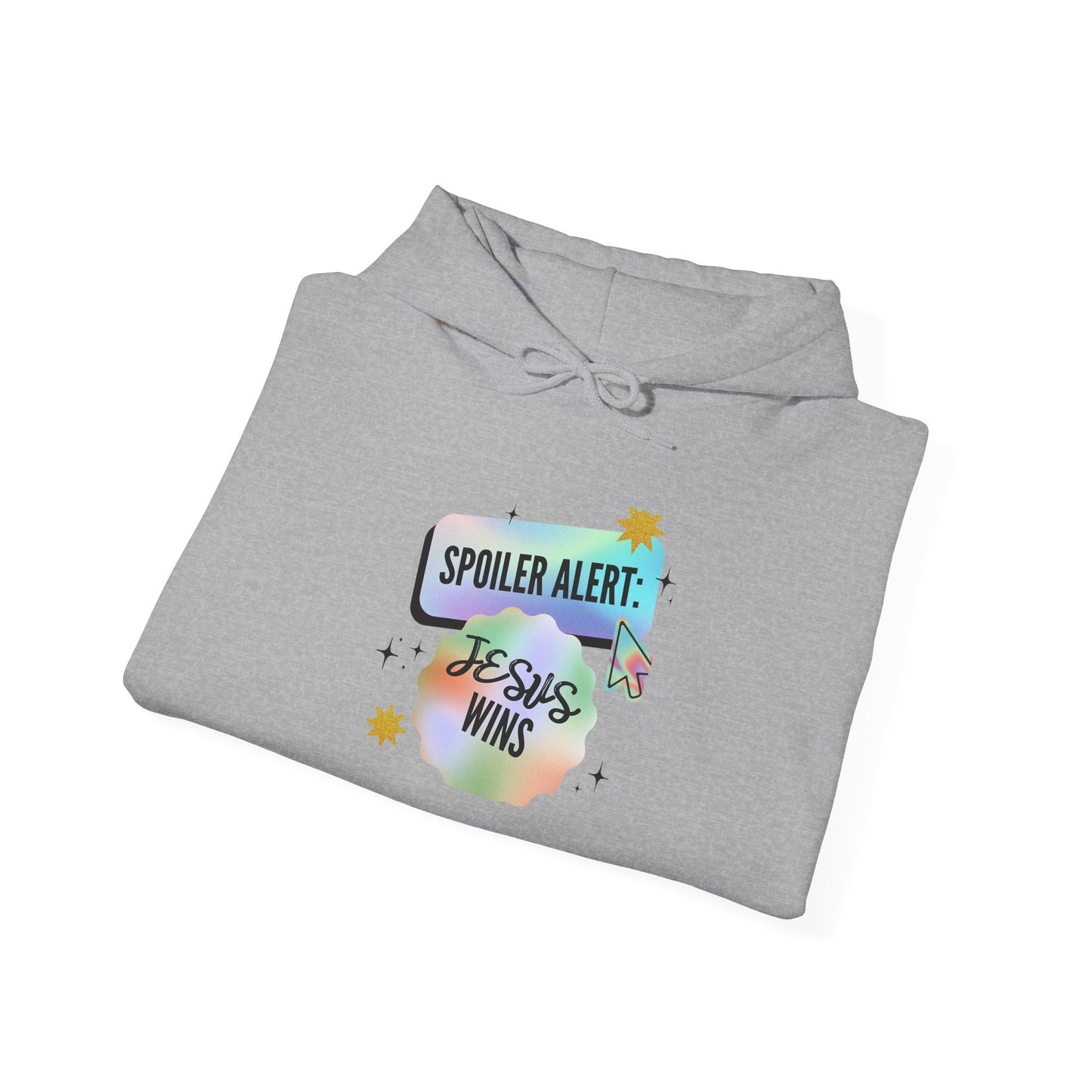 Spoiler Alert: Jesus Wins Unisex Heavy Blend™ Hooded Sweatshirt