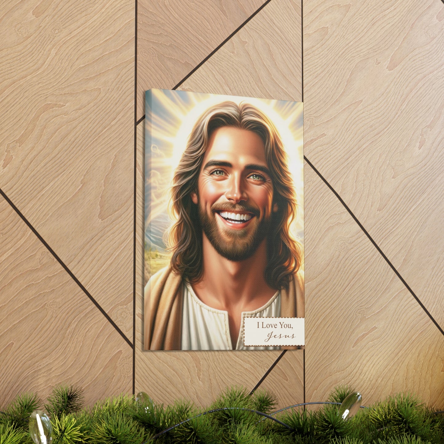 Sacred Love: Beautiful 'Jesus Loves You' Canvas Gallery Wraps