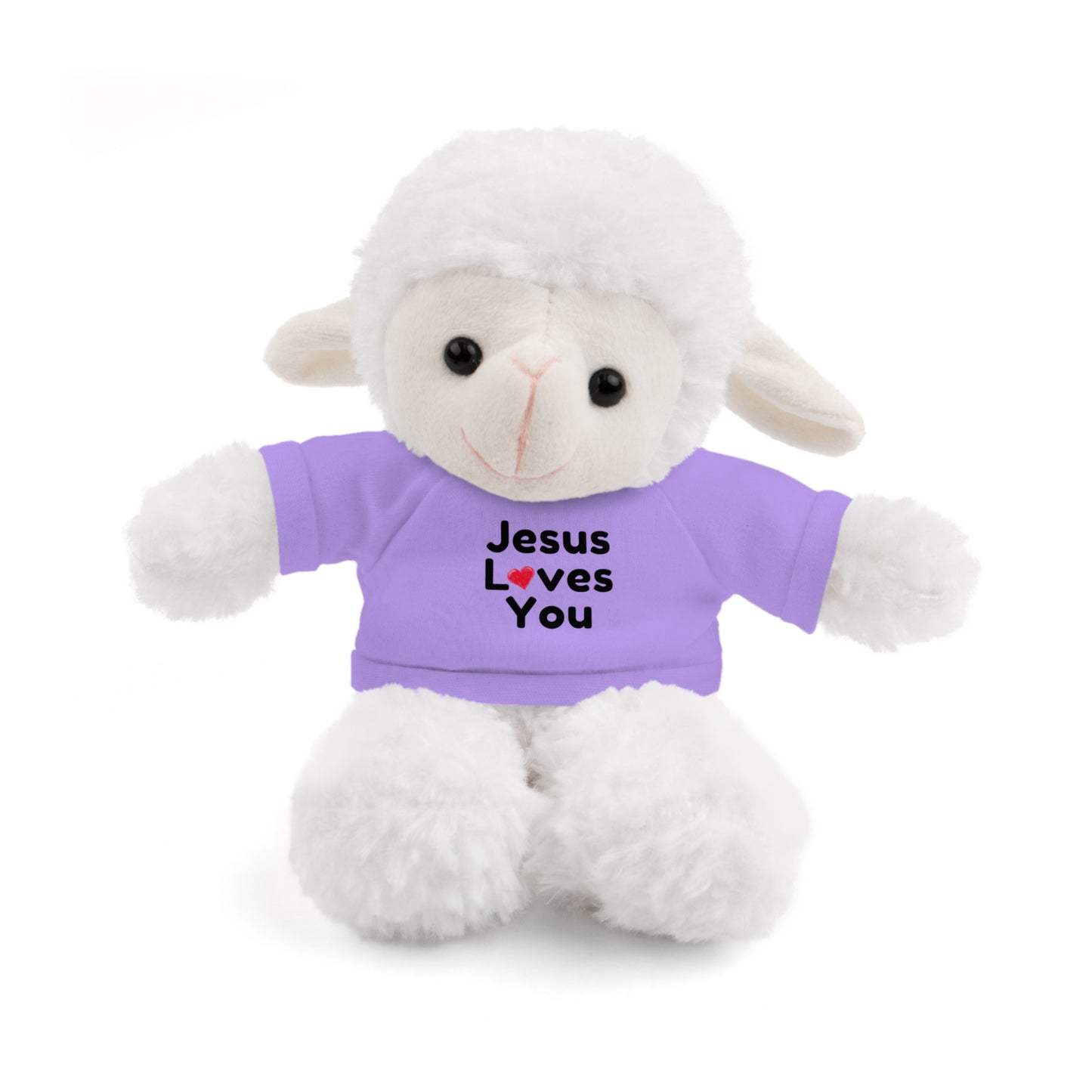 Jesus Loves You Plush Toy with Tee - Faith-inspired Stuffed Animal Gift