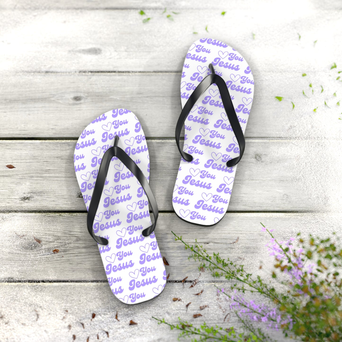 Step into Faith and Style – 'Love You Jesus' Summer Sandals for Women