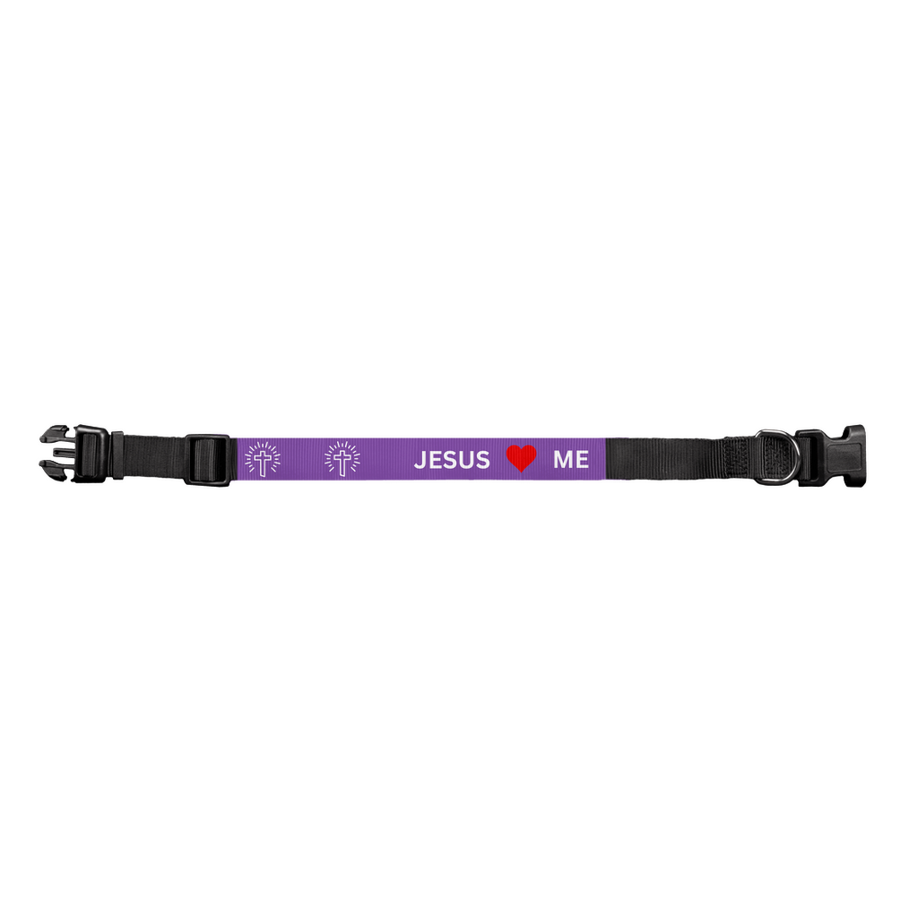 Jesus Loves Me Pet Collars