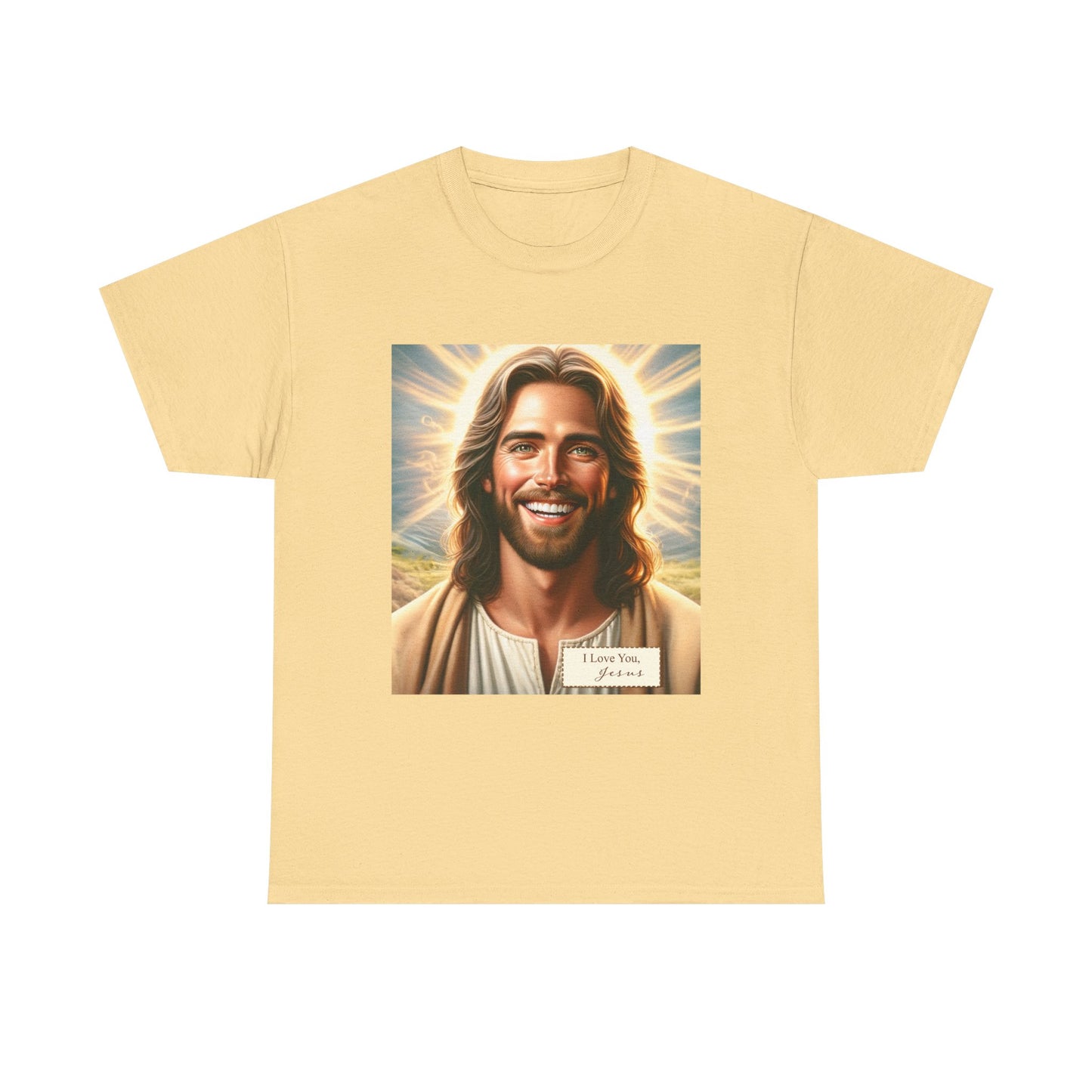 Faith-Inspired Fashion - Jesus Loves You Unisex Heavy Cotton Tee